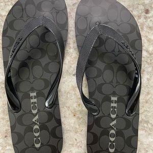 Coach flip flops